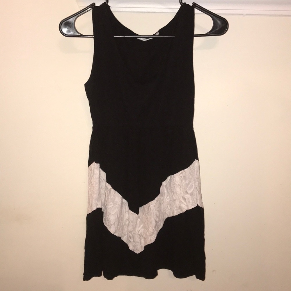 Black & white cute graduation dress